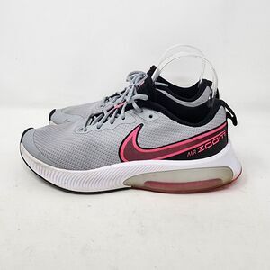 Nike Air Zoom Arcadia Big Kids Running Shoe Size 5Y Gray Pink Sneakers